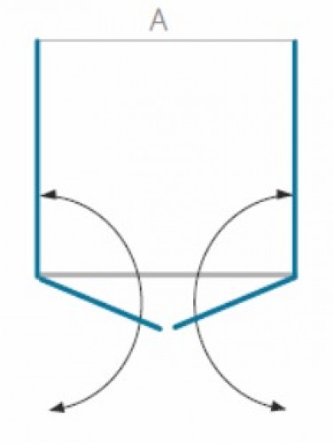 Brasta Glass Dušas kabīne ERIKA PLUSS 80x80 Ar faktūru, zaļgans, zilgans, šinšila, matēts image 2