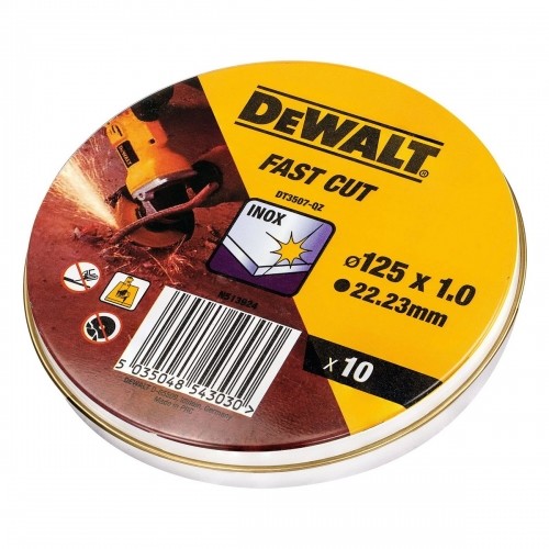 Cutting disc Dewalt Fast Cut dt3507-qz 10Units 115 x 1 x 22,23 mm image 2