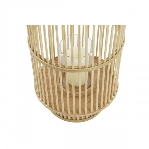 Candleholder DKD Home Decor Crystal Bamboo (26 x 26 x 69 cm) image 2