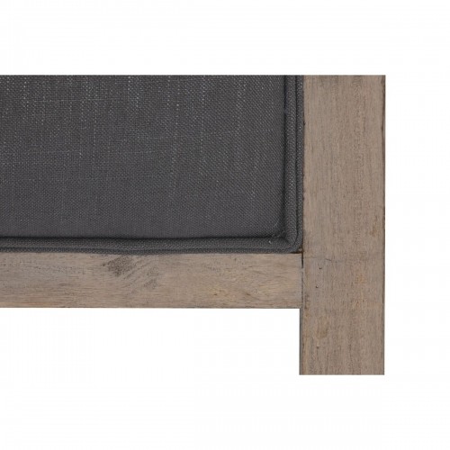 Изголовье кровати DKD Home Decor полиэстер Темно-серый Дуб (180 x 10 x 120 cm) image 2