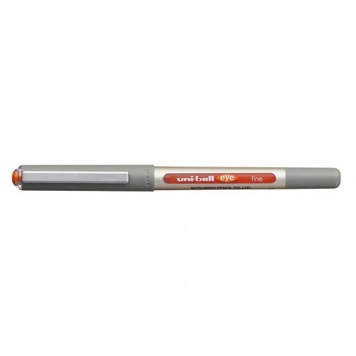 Liquid ink ballpoint pen Uni-Ball Rollerball Eye Fine UB-157 Oranžs 12 gb. image 2