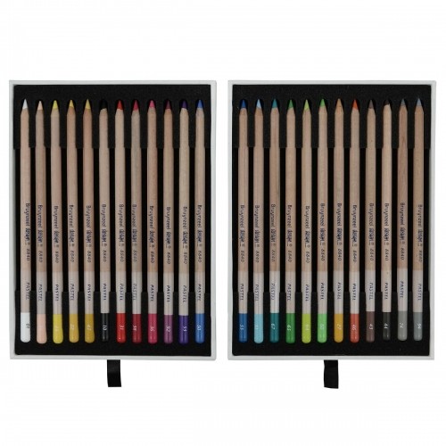 Pastel pencil Bruynzeel Design 24 Pieces Case Multicolour image 2