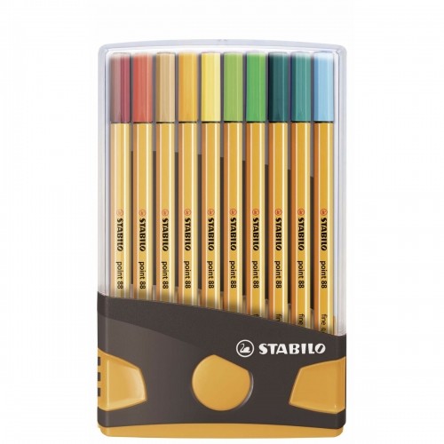 Set of Felt Tip Pens Stabilo Point 88 Case Multicolour image 2