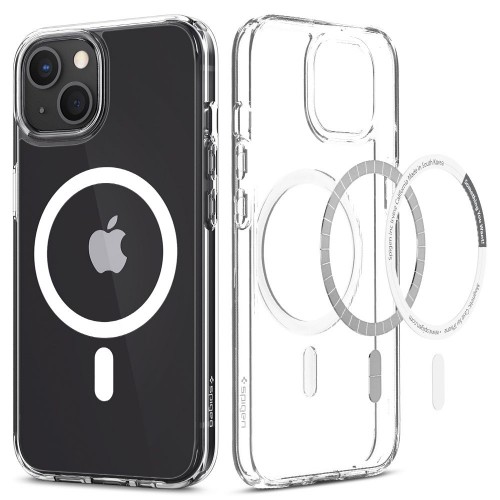 SPIGEN Ultra Hybrid Mag прочный силиконовый чехол для Apple iPhone 13 Mini прозрачный image 2