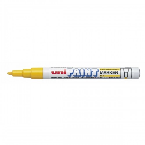 Permanent marker Uni-Ball Paint PX-21L Yellow 12 Pieces image 2