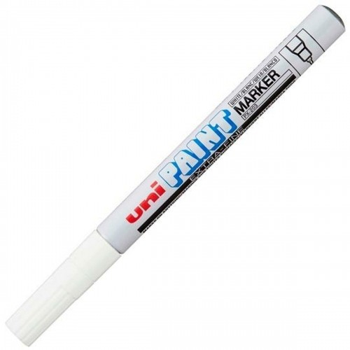 Permanentais marķieris Uni-Ball Paint PX-21L Balts 12 gb. image 2