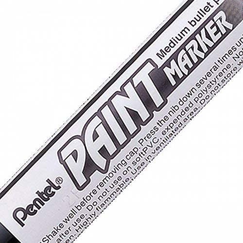 Постоянный маркер Pentel Paint Marker Белый 12 штук image 2