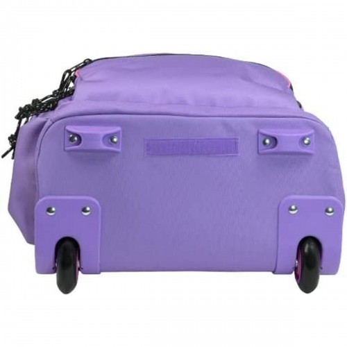 School Rucksack with Wheels Milan Turquoise Lilac 52 x 34,5 x 23 cm image 2