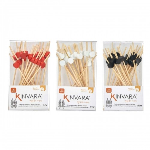 Bamboo toothpicks Set Bamboo 7 x 3 x 12 cm 12 x 0,5 x 1 cm (48 Units) image 2