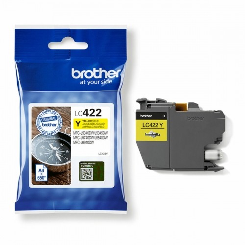 Original Ink Cartridge Brother LC-422Y Yellow image 2