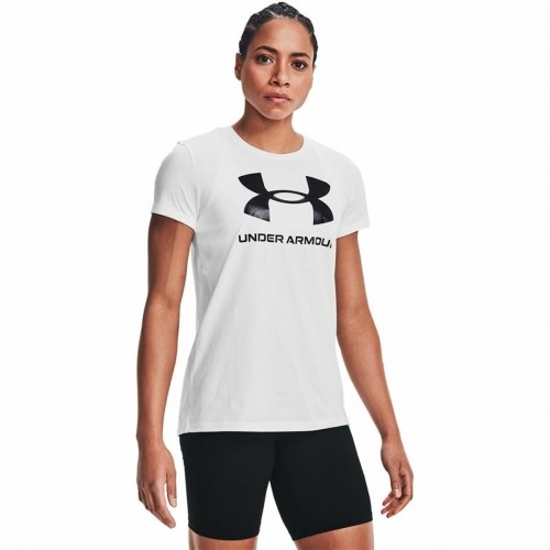 Women’s Short Sleeve T-Shirt Under Armour Sportstyle White image 2