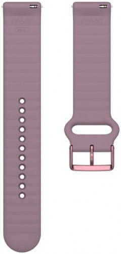 Polar watch strap 20mm S-L T, purple silicone image 2