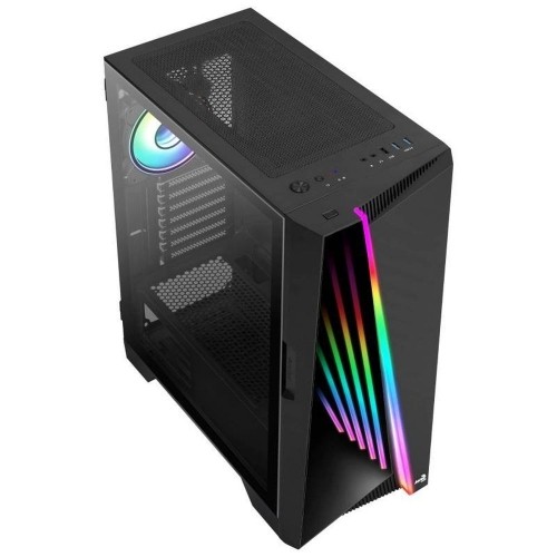 ATX Pus-torņveida Kārba Aerocool MIRAGEBK Melns Apgaismojums RGB image 2