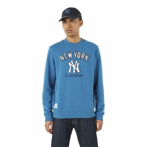 Men’s Sweatshirt without Hood New Era MLB Heritage New York Yankees Blue image 2