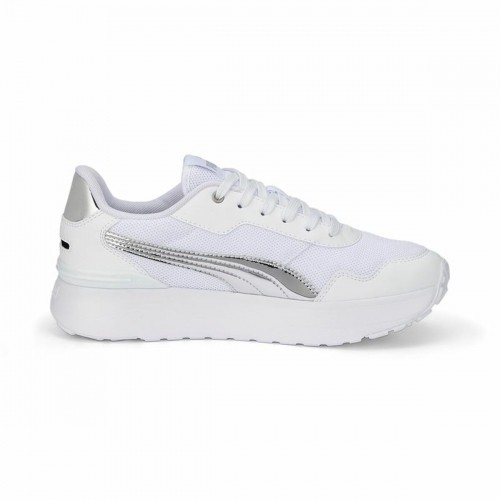 Женские спортивные кроссовки Puma R78 Voyage Distressed  Белый image 2