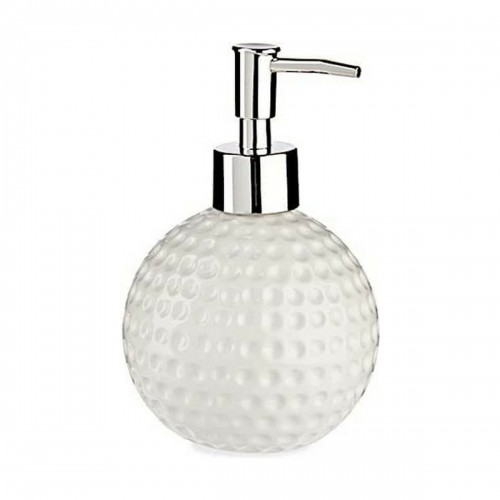 Soap Dispenser Golf Ceramic Metal White 12 Units (300 ml) image 2