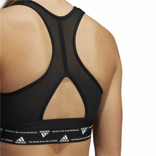 Sports Bra Adidas Powerreact Black image 2