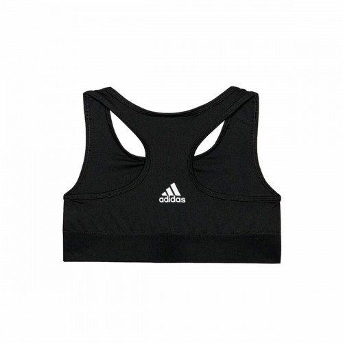 Sporta Krūšturis Adidas Sports Single Jersey Bērnu Melns image 2