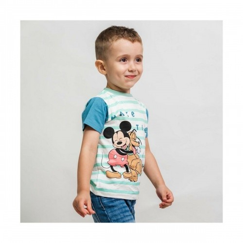 Short Sleeve T-Shirt Mickey Mouse Multicolour Children's image 2