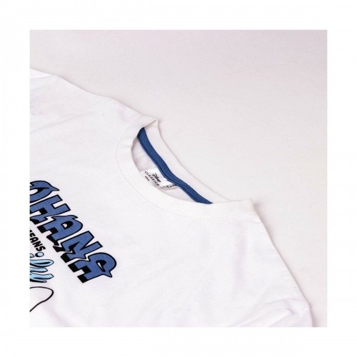 Men’s Short Sleeve T-Shirt Stitch White image 2