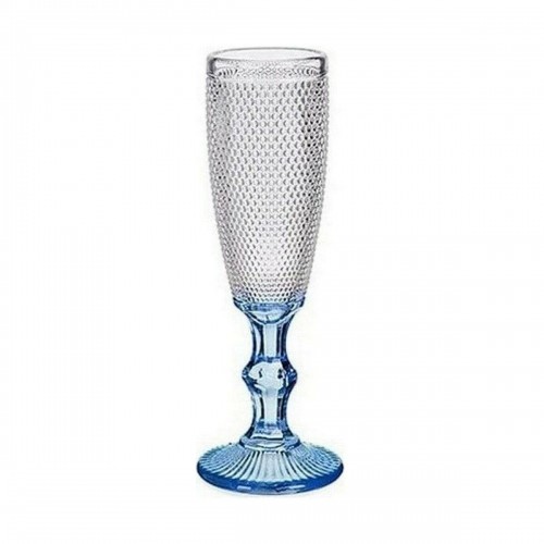 Vivalto Бокал для шампанского Очки Синий Прозрачный Cтекло 6 штук (180 ml) image 2