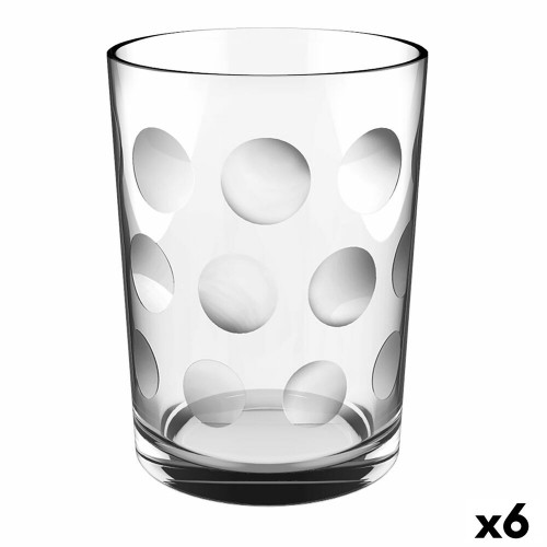 Stikls Quid Urban Circles Caurspīdīgs Stikls (36 cl) (Pack 6x) image 2