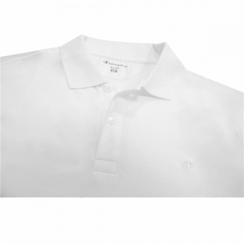 Men’s Short Sleeve Polo Shirt Champion Sportswear White image 2