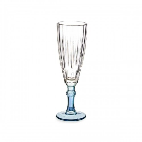 Champagne glass Exotic Crystal Blue 6 Units (170 ml) image 2