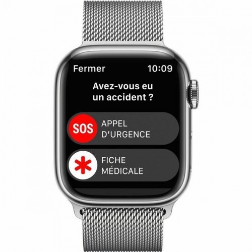 Умные часы Apple Series 8 WatchOS 9 Серебристый 32 GB 4G image 2