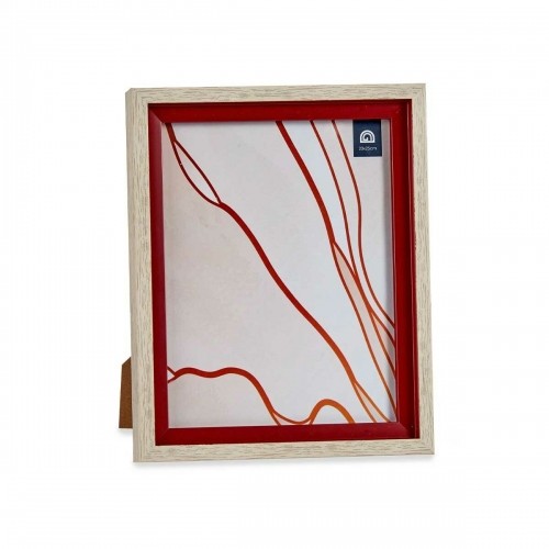 Gift Decor Фото рамка Стеклянный Красный Деревянный Коричневый Пластик (24 x 2 x 29 cm) (6 штук) image 2