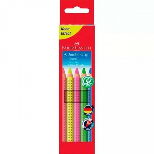 Цветные карандаши Faber-Castell Разноцветный неон (5 штук) image 2