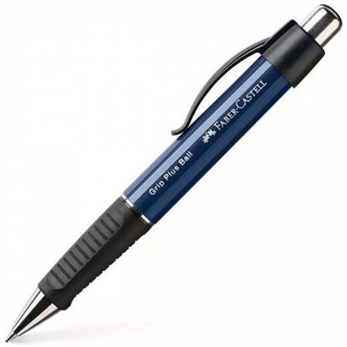 Pen Faber-Castell Grip Plus Ball M Blue (5 Units) image 2
