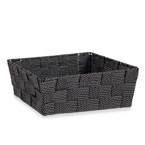 Kipit корзина переплетенный Чёрный Ткань 2,4 L (20 x 8 x 24 cm) (24 штук) image 2