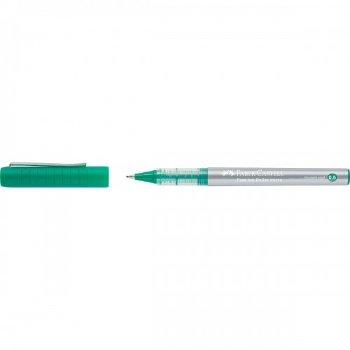 Šķidrās tintes pildspalva Faber-Castell Roller Free Ink Zaļš (12 gb.) image 2