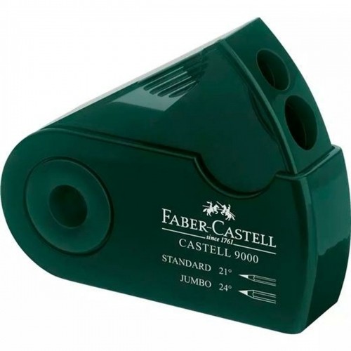 Pencil Sharpener Faber-Castell 9000 Green (12 Units) image 2