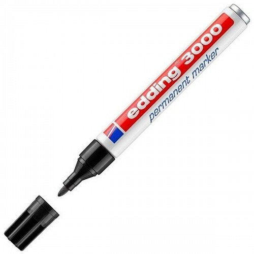 Permanent marker Edding 3000 Black (10 Units) image 2