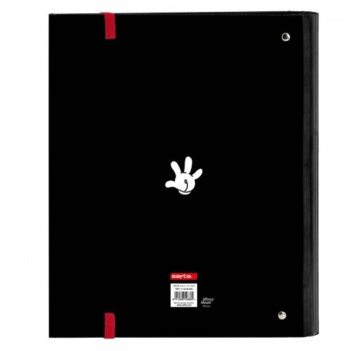 Папка-регистратор Mickey Mouse Clubhouse Mickey mood Красный Чёрный (27 x 32 x 3.5 cm) image 2