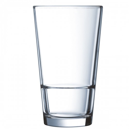 Set of glasses Arcoroc Stack Up Transparent Glass (470 ml) (6 Units) image 2