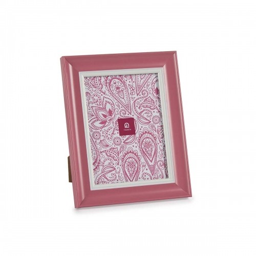 Photo frame Crystal Pink Plastic (6 Units) (2 x 26 x 21 cm) image 2