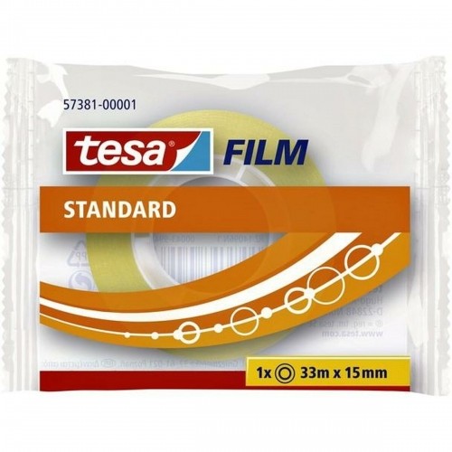 Клейкая лента TESA 15 mm 33 m Прозрачный (30 штук) image 2