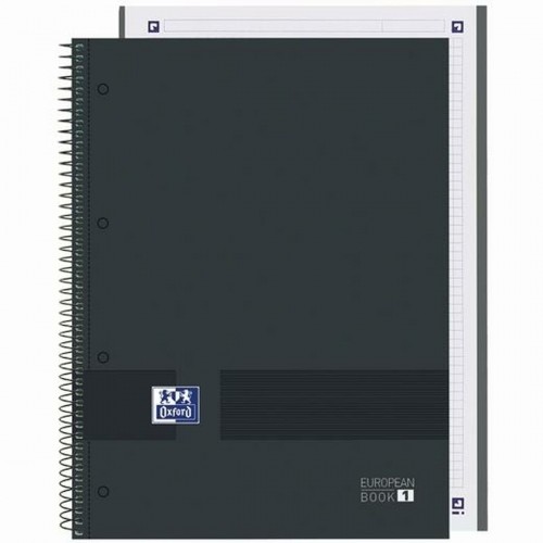 Notebook Oxford European Book Write&Erase Black A4 (5 Units) image 2