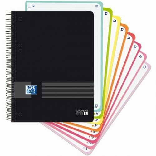 Notebook Set Oxford European Book Live&Go Чёрный A5 160 Листья 4 штук image 2