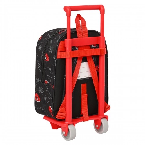 Школьный рюкзак с колесиками Spiderman Hero Чёрный (22 x 27 x 10 cm) image 2