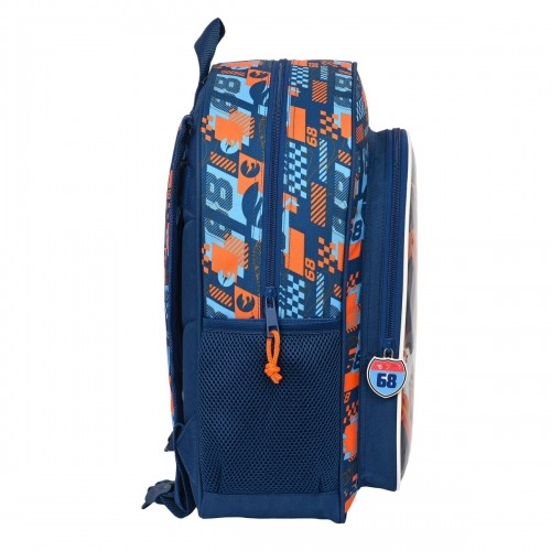 Школьный рюкзак Hot Wheels Speed club Оранжевый Тёмно Синий (32 x 38 x 12 cm) image 2