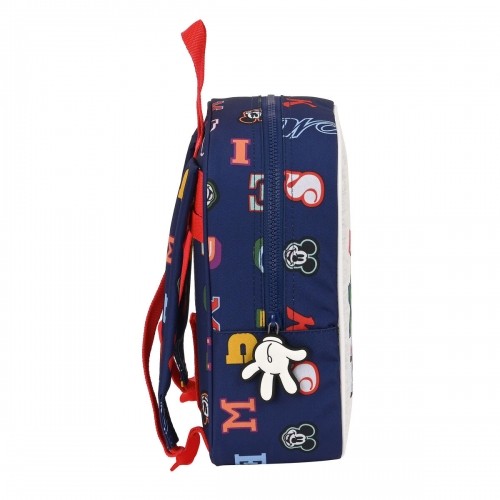 Child bag Mickey Mouse Clubhouse Only one Navy Blue 22 x 27 x 10 cm image 2