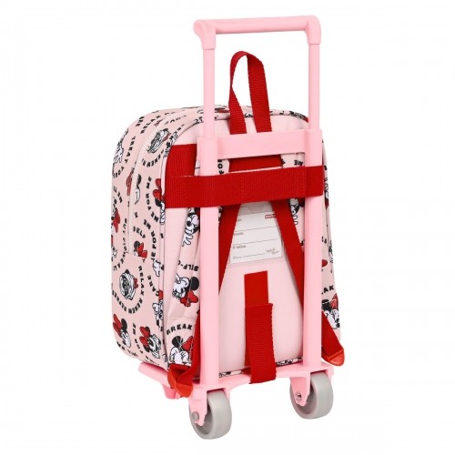 Школьный рюкзак с колесиками Minnie Mouse Me time Розовый (22 x 27 x 10 cm) image 2