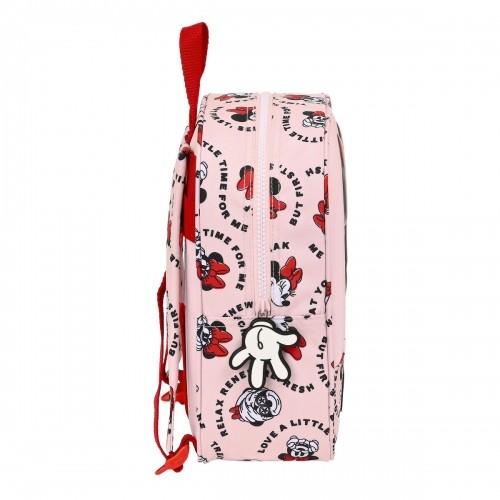 Child bag Minnie Mouse Me time Pink (22 x 27 x 10 cm) image 2