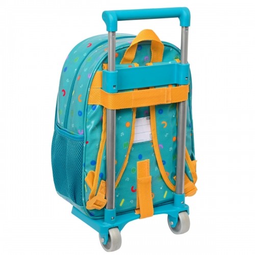 Школьный рюкзак с колесиками CoComelon Back to class Светло Синий (26 x 34 x 11 cm) image 2