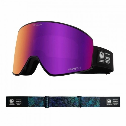 Ski Goggles Snowboard Dragon Alliance Pxv2 Lumalens Midnight Black Grey image 2
