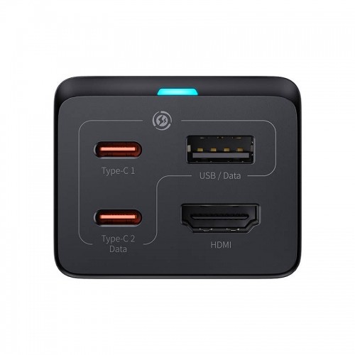 Baseus GaN5 Pro wall charger 2xUSB-C + USB + HDMI, 67W (black) image 2